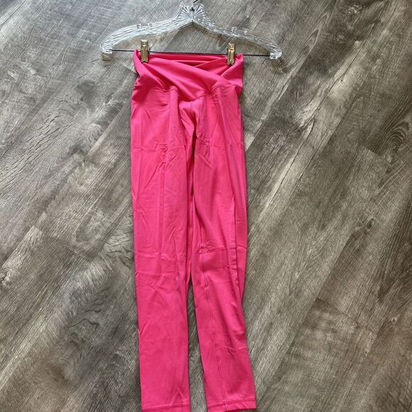 Aerie offline high rise Cross Over Legging Size Small Pink - Picture 9 of 9